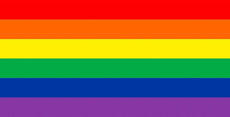 Regenbogenfahne für Vielfalt und Akzeptanz