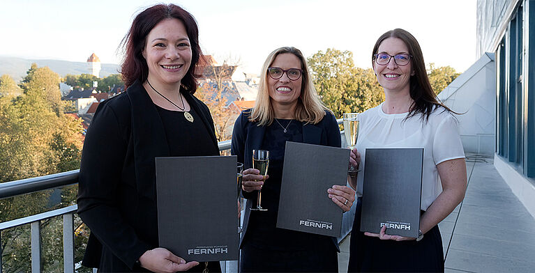 Titelbild zum Newsbeitrag: Drei herausragende Niederösterreicherinnen zu Professorinnen (FH) ernannt