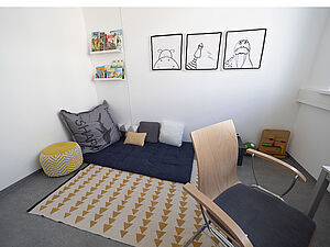 Bild: Familienzimmer am FernFH Campus Bild: Familienzimmer am FernFH Campus