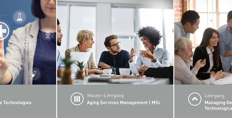 Aging Services Management MSc, Health Services Technologies und Managing Generations and Technological Change