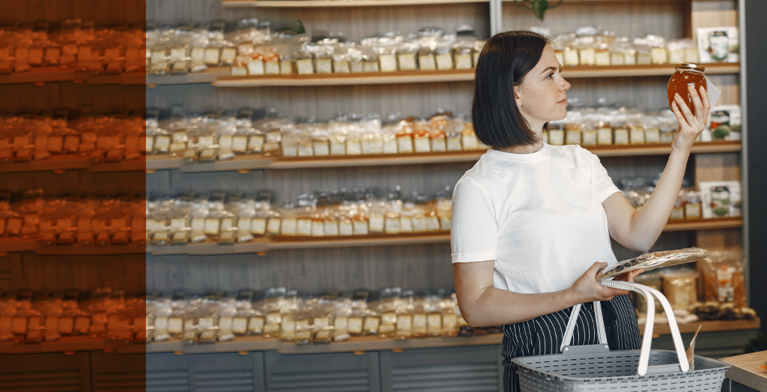 Bild: Supermarkt_Frau (c) Unsplash