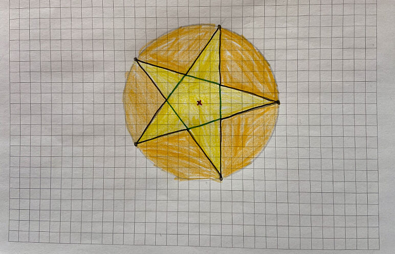Mathematik, Muster, Kunst - Pentagramm
