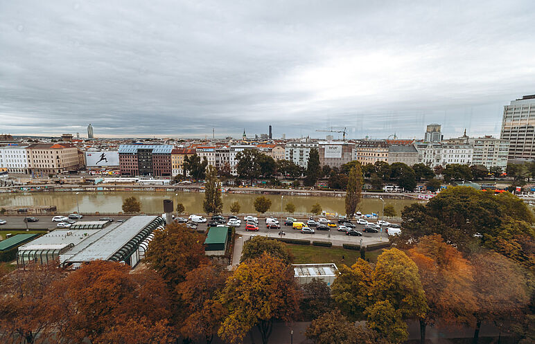 Foto: Ausblick von der Location des Jubiläumsfestes der FernFH