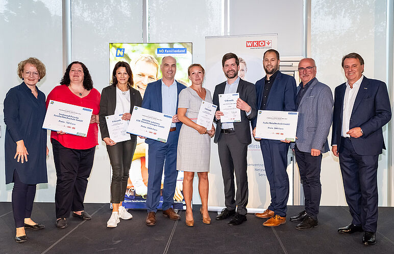 Verleihung 2. Platz Familienfreundlicher Betrieb