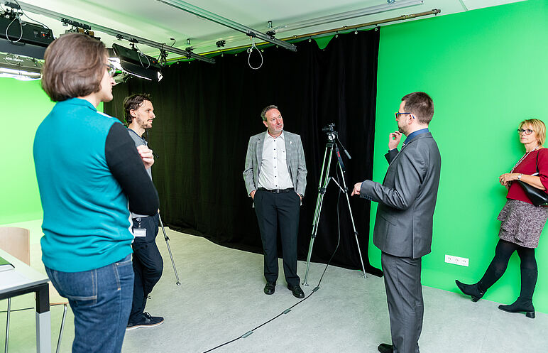 Andreas Wappel im neuen MediaLab