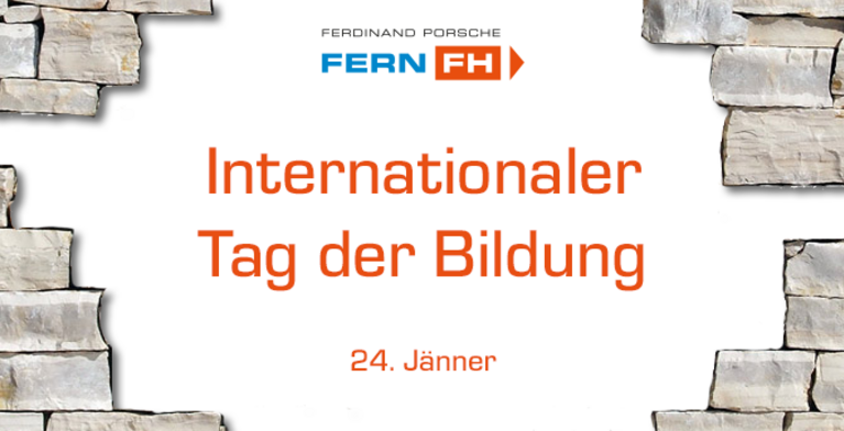 Am Internationalen Tag der Bildung erinnert die FernFH an ihre Vision, Bildungsbarrieren abzubauen