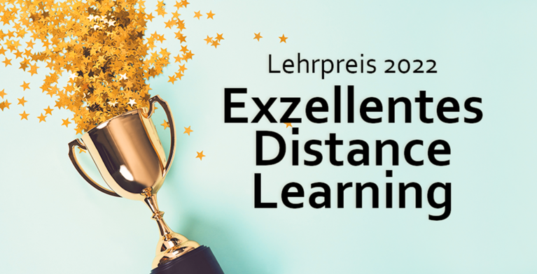 Bild: Lehrpreis für Exzellentes Distance Learning 2022