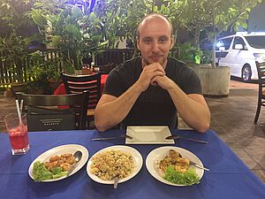 Bild: Abendessen in Penang, Malaysia