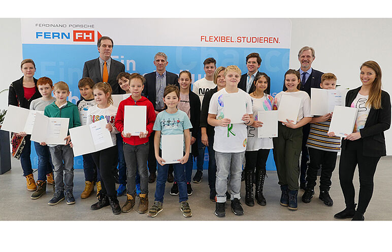 Gruppenfoto bei der Urkundenverleihung am 29. Jänner 2020