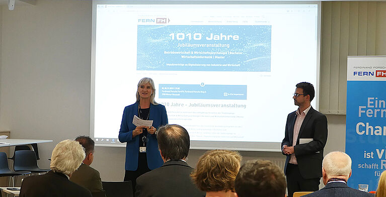 1010 Jahre Jubiläumsveranstaltung der Studiengänge Betriebswirtschaft & Wirtschaftspsychologie | Bachelor und Wirtschaftsinformatik | Master